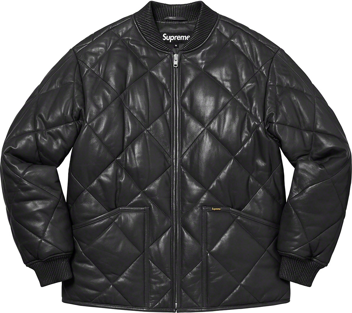 Quilted Leather Work Jacket view 13